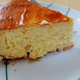 【簡単】オレンジ風味のベイクドチーズケーキ